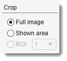 Make Movie Dialog, Options->Crop