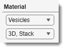Materials panel