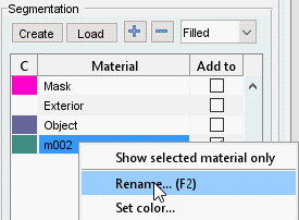 Model setup with Object and Background materials
